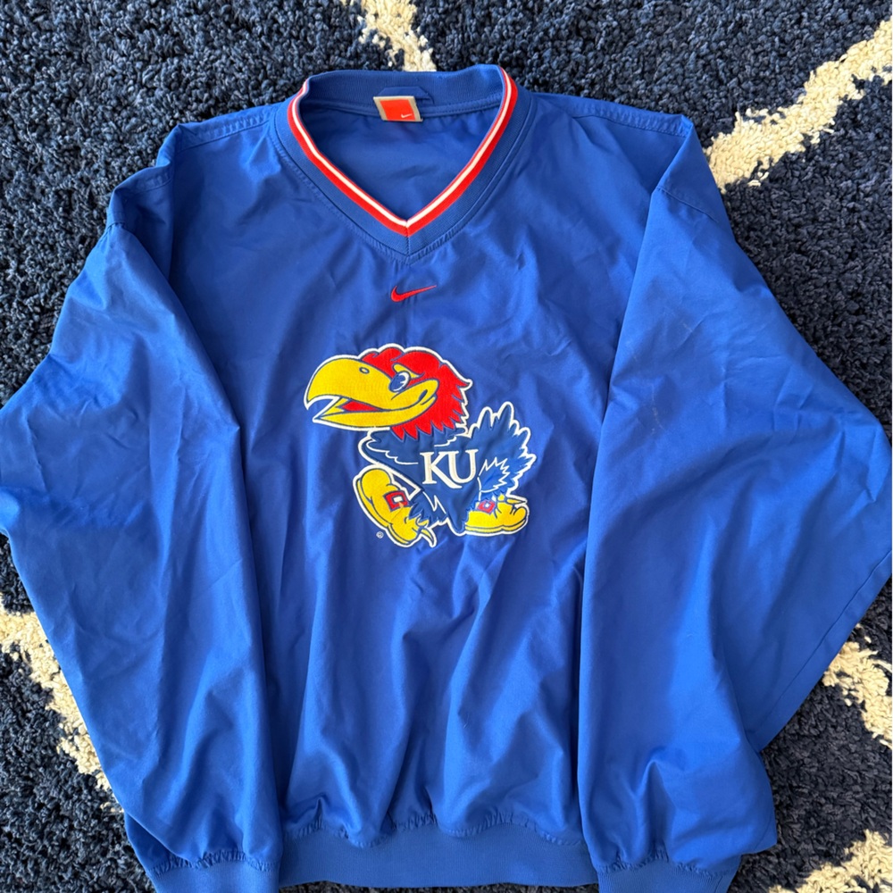 Nike Blue Kansas Jayhawks Pullover